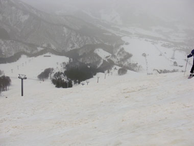 岩原スキー場 山頂から