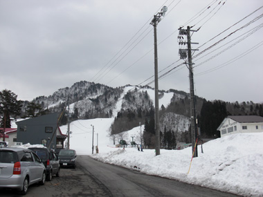 三川温泉スキー場 駐車場