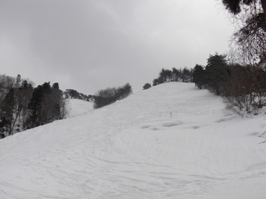 三川温泉スキー場 上コース