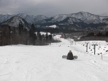 三川温泉スキー場 ゲレンデ全体