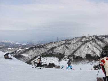 胎内スキー場６ 山頂付近から