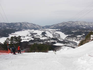 胎内スキー場８ 山頂付近から